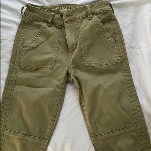 Army green pants